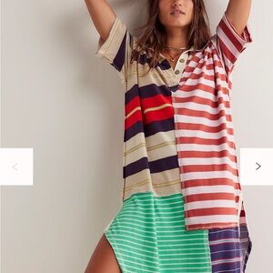 We The Free Multicolor Striped Dress